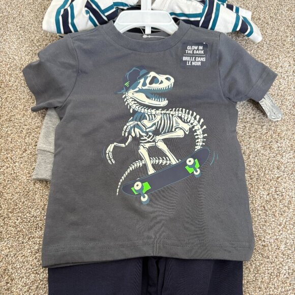 Tommy Bahamas Mix & Matching Set 4 Pieces Size 12m Glow in Dark NEW Pants & Tees - Picture 3 of 12